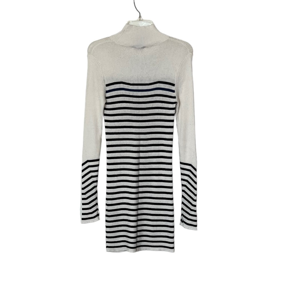 NWT Rag & Bone Kate Turtleneck Sweater  Dress Cashmere Blend Striped Long sleeve - Picture 5 of 16